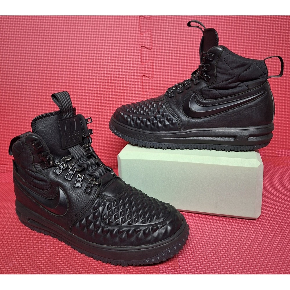 Nike Lunar Force 1 Duckboot Black Anthracite AF1 Boots US Sz 8 Men's 916682-002